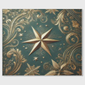 Weihnachtsstar Geschenkpapier (Flach)