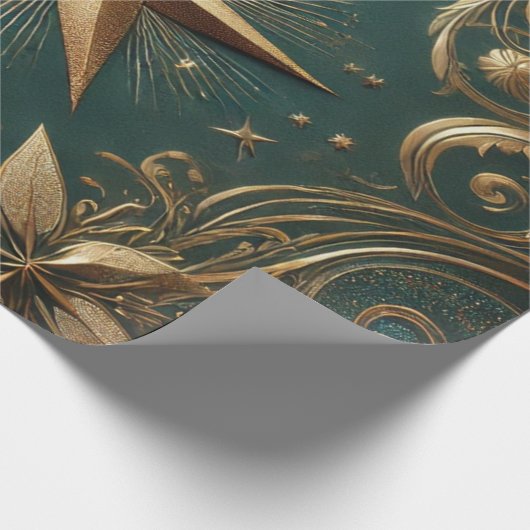 Weihnachtsstar Geschenkpapier (Ecke)