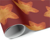 Weihnachtsstar Ginger Cookie Geschenkpapier (Rolleneckpunkt)