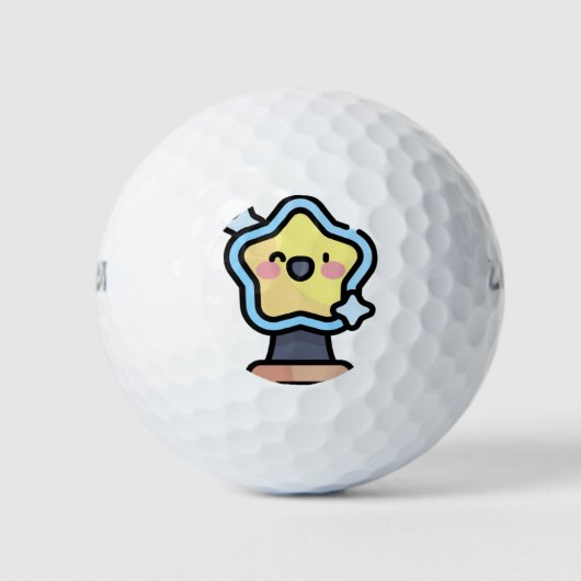 Weihnachtsstar Golfball (Vorderseite)