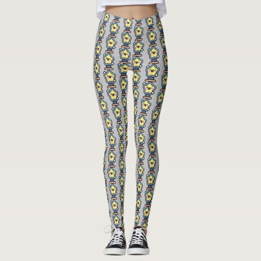 Weihnachtsstar Leggings (Vorderseite)