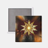 Weihnachtsstar Magnet (Vorderseite/Rückseite)