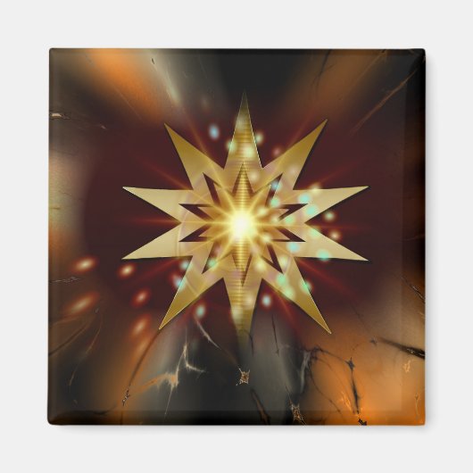 Weihnachtsstar Magnet (Vorne)