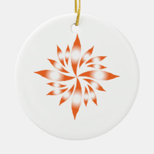 Weihnachtsstar Nr. 8 Keramik Ornament