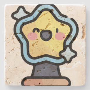 Weihnachtsstar Steinuntersetzer