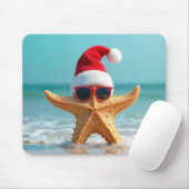 Weihnachtsstarfisch im Ozean Mousepad (Mit Mouse)