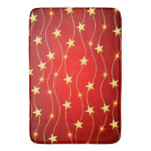 Weihnachtsstars Badematte (Vorderseite Vertikal)