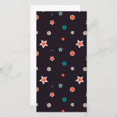 Weihnachtsstars Feiertagskarte (Vorne/Hinten)