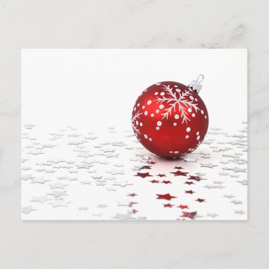 Weihnachtsstars Feiertagspostkarte (Vorderseite)