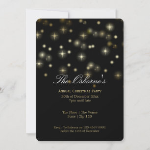 Weihnachtsstars Festivals Party Einladung