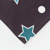 Weihnachtsstars Fleecedecke (Ecke)