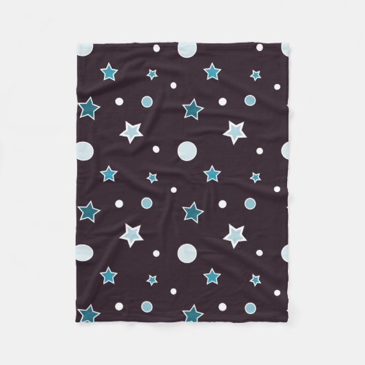 Weihnachtsstars Fleecedecke (Vorderseite)