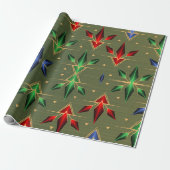 Weihnachtsstars Geschenkpapier (Ungerollt)