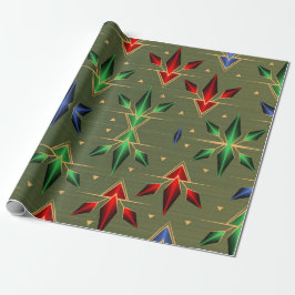 Weihnachtsstars Geschenkpapier