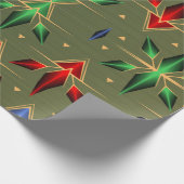 Weihnachtsstars Geschenkpapier (Ecke)