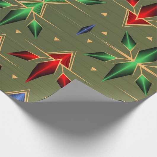 Weihnachtsstars Geschenkpapier (Ecke)