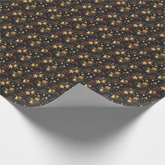 Weihnachtsstars Geschenkpapier (Ecke)