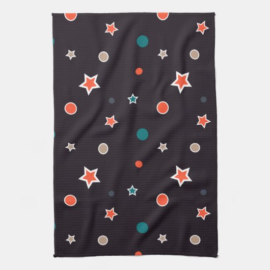 Weihnachtsstars Geschirrtuch (Vertikal)