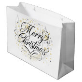 Weihnachtsstars Große Geschenktüte (Rückseite Schrägansicht)