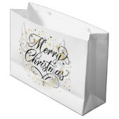 Weihnachtsstars Große Geschenktüte (Vorderseite Schrägansicht)