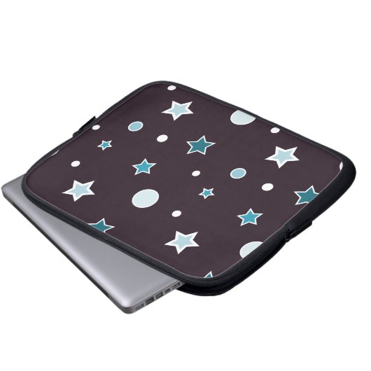 Weihnachtsstars Laptopschutzhülle (Vorne Knopf)