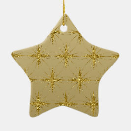 Weihnachtsstars-Ornament Keramikornament