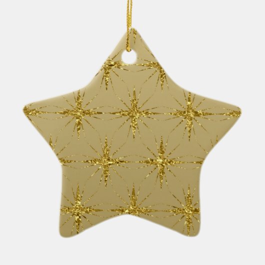 Weihnachtsstars-Ornament Keramikornament (Vorne)