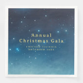 Weihnachtsstars Paper Napkin Serviette (Vorderseite)