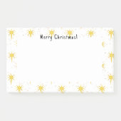 Weihnachtsstars Post-it Klebezettel (Vorderseite)