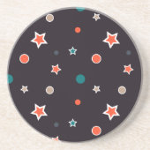 Weihnachtsstars Sandstein Untersetzer (Vorne)