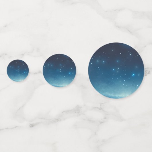 Weihnachtsstars Tafel Confetti Konfetti (Rückseiten)