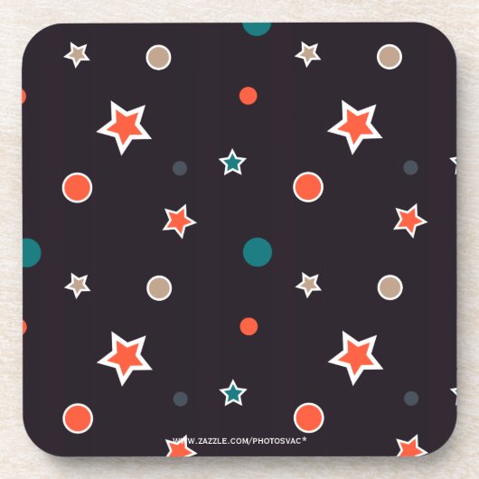 Weihnachtsstars Untersetzer (Vorderseite)