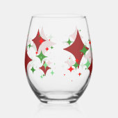 Weihnachtsstars Weinglas Ohne Stiel (Rechts)