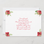 Weihnachtsstaub Einladung (Rückseite)