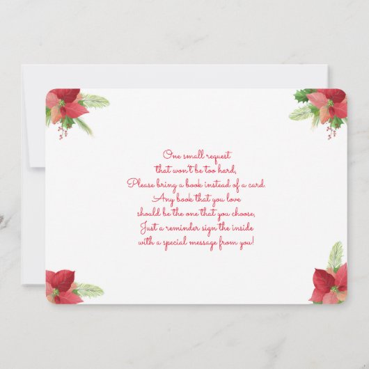 Weihnachtsstaub Einladung (Rückseite)