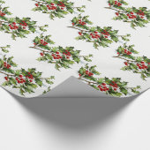 Weihnachtsstechpalme Geschenkpapier (Ecke)