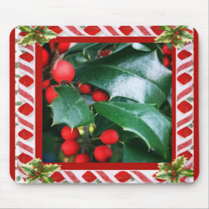 Weihnachtsstechpalme Mousepad