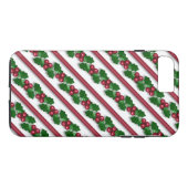 Weihnachtsstechpalmenmuster iPhone 7 starker Case-Mate iPhone Hülle (Rückseite (Horizontal))