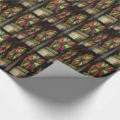 Weihnachtsstecker Geschenkpapier (Ecke)