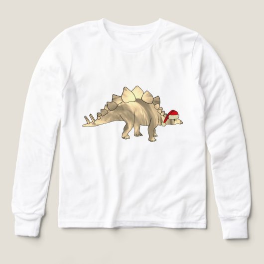 Weihnachtsstegosaurus Funny Festive Dinosaurier El (Design Vorderseite)