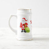 Weihnachtsstein Bierglas (Links)