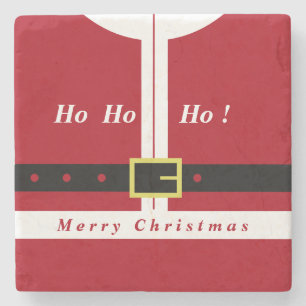Weihnachtsstein Untersetzer Weihnachtsmann Geschen