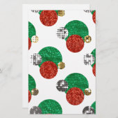 Weihnachtssteine Briefpapier (Vorne/Hinten)