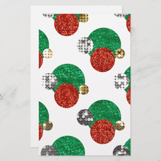 Weihnachtssteine Briefpapier (Vorne/Hinten)