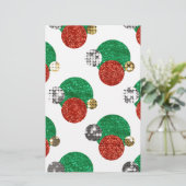 Weihnachtssteine Briefpapier (Stehend Vorderseite)