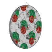 Weihnachtssteine Dartscheibe (Vorderseite Links)