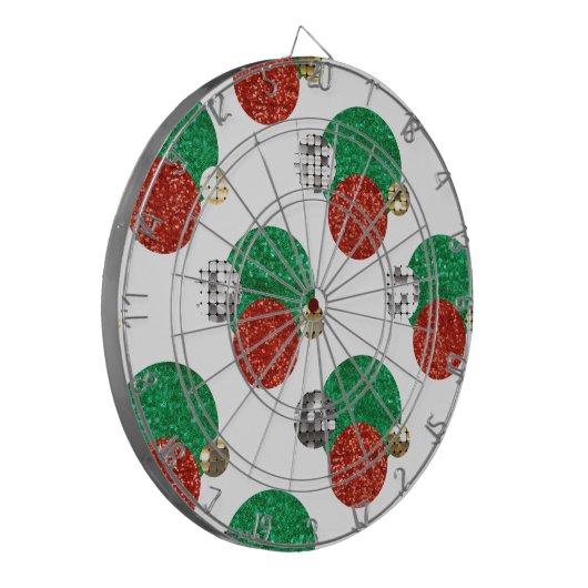 Weihnachtssteine Dartscheibe (Vorderseite Links)