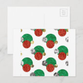 Weihnachtssteine Feiertagspostkarte (Vorne/Hinten)