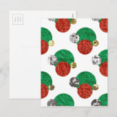 Weihnachtssteine Feiertagspostkarte (Vorne/Hinten)