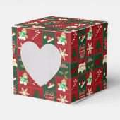 Weihnachtssteine-GASTGESCHENK-Box, quadratische He Geschenkschachtel (Vorderseite)